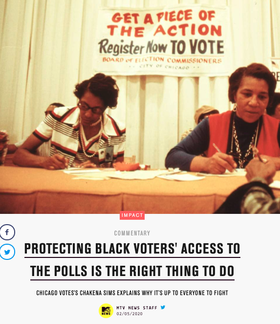 Protecting black voters' access to the polls is the right thing to do - MTV News
