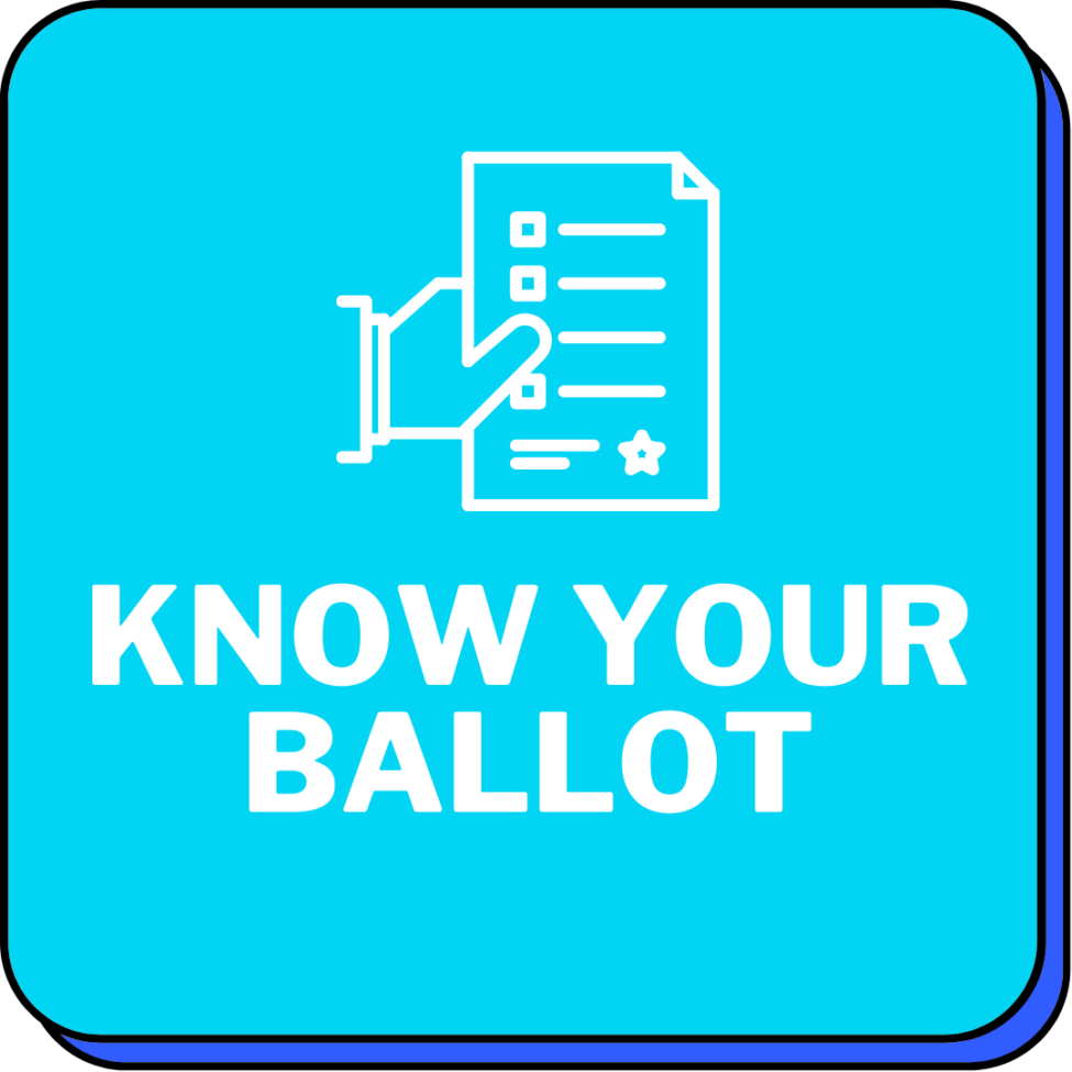 know your ballot button